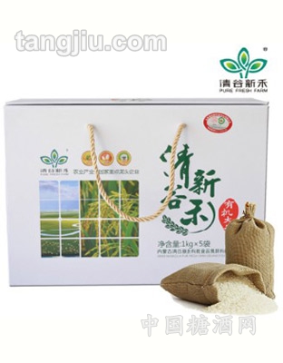 清谷新禾营养礼盒有机大米5kg