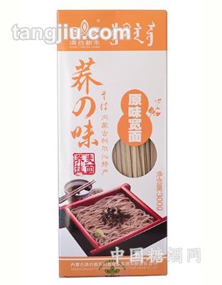 荞之味荞麦原味宽面300g
