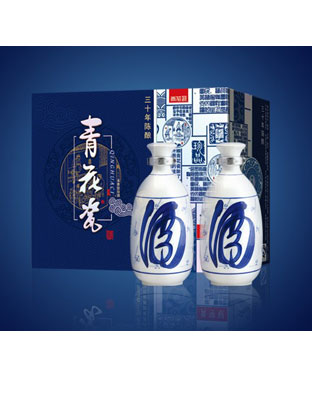 青花瓶三十年陈酿