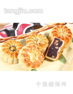 京式月饼坚果冰沙