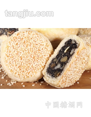 苏式月饼芝麻味
