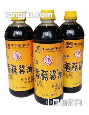 全华香菇酱油（三级）680ml