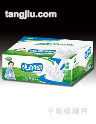 祥和庄园纯香牛奶袋装