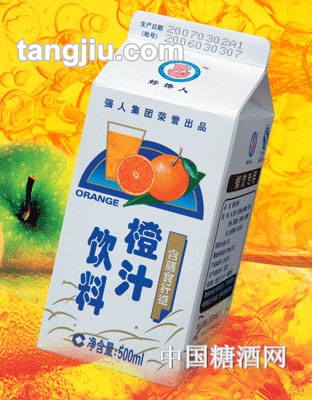 强人橙汁饮料500ml