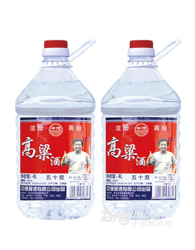 50°高粱酒（桶装）4L