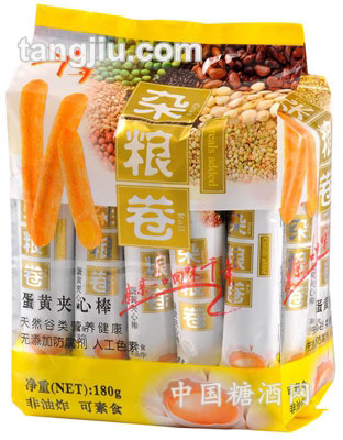 千年杂粮卷蛋奶味180g