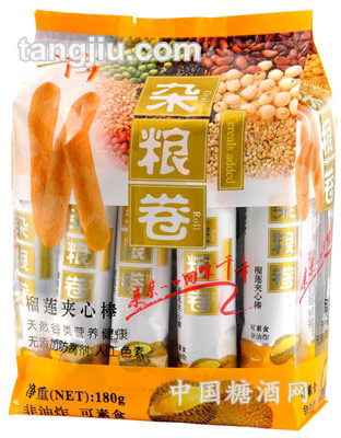 千年杂粮卷榴莲夹心棒180g