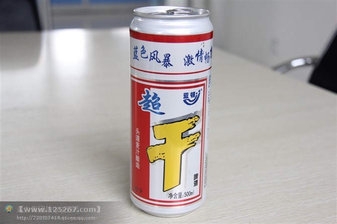 500ml蓝顿超干啤酒6