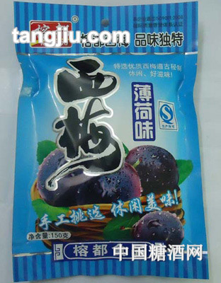 榕都薄荷西梅150g