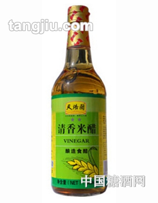 天浩圆瓶装清香米醋500ml