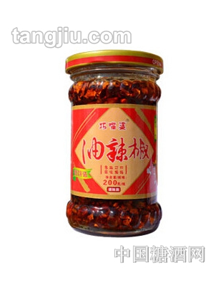 巧嘴婆油辣椒酱200g
