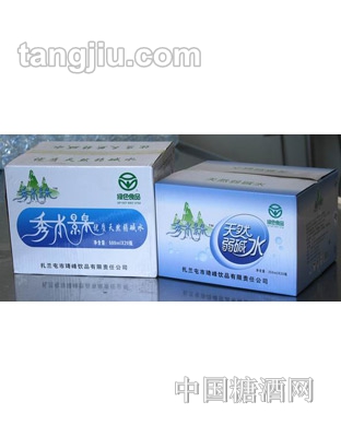 秀水景泉优质天然弱碱水500ml