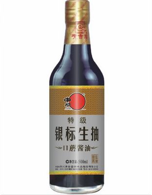 500银标生抽口蘑酱油