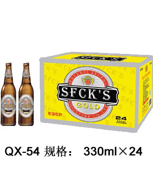 QX-54-圣菲克手贴标夜场啤酒