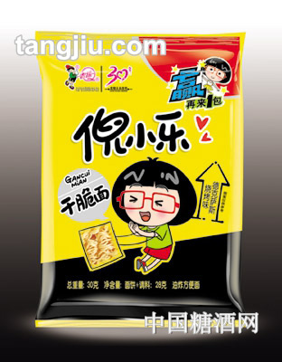 青援倪小乐德克萨斯烧烤味干脆面30g