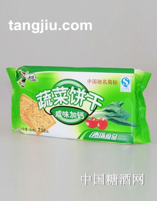 青援蔬菜饼干238g