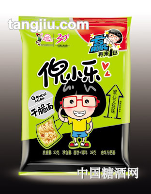 青援倪小乐蜜心叉烧味干脆面30g