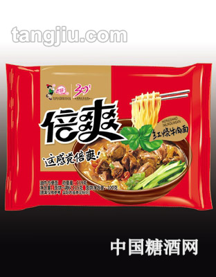 青援倍爽红烧牛肉面100g