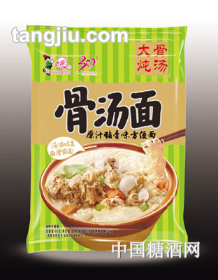 青援骨汤面原汁猪骨味方便面