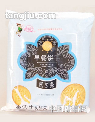 青援早餐饼干香浓牛奶味
