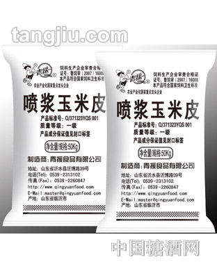 青援喷浆玉米皮50KG