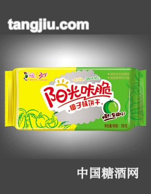 青援阳光咔脆椰子味饼干55g