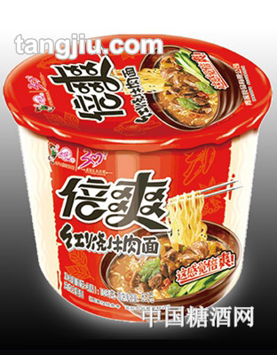青援倍爽红烧牛肉面108g