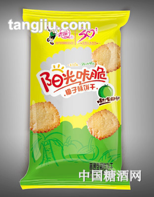 青援阳光咔脆椰子味饼干40g