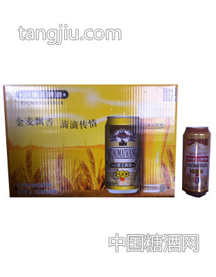 青源雪小麦王啤酒