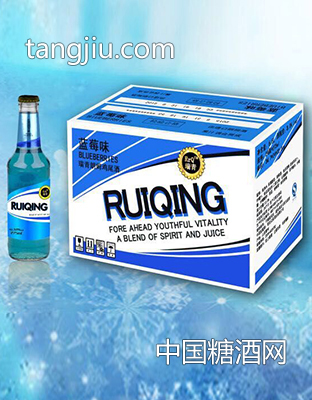 瑞青-蓝莓味朗姆鸡尾酒275mlx24-山东青源雪啤酒