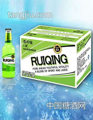 瑞青-青柠味朗姆鸡尾酒275mlx24-山东青源雪啤酒