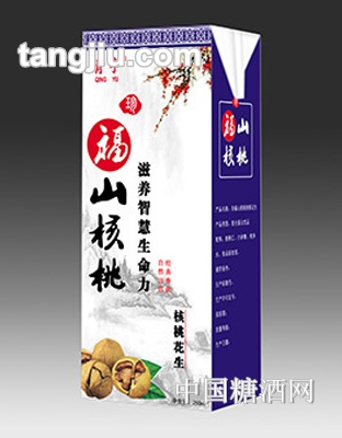青宇福山核桃花生乳内盒250ml