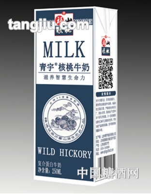 青宇珍福山核桃牛奶内盒250ml