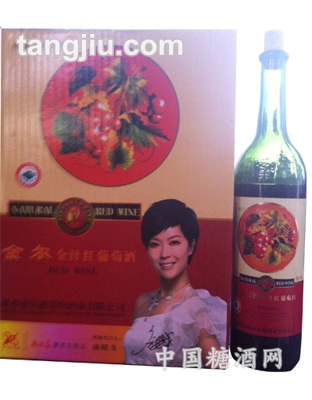 金尔金汁红葡萄酒