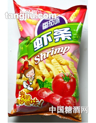 亲子园虾条番茄味40克
