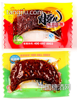 月牙儿芝麻素牛肉辣条面筋批发