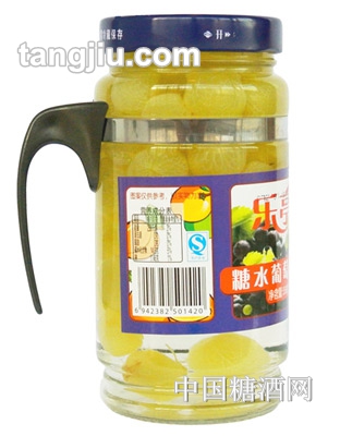 乐亭牌糖水葡萄罐头550g