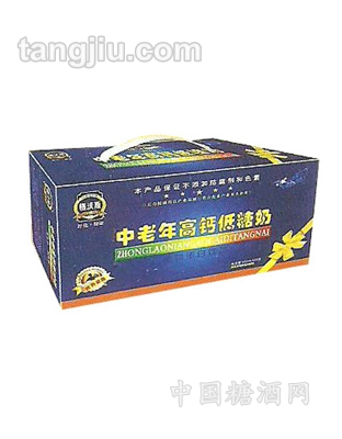 达沃斯中老年高钙低糖奶箱装