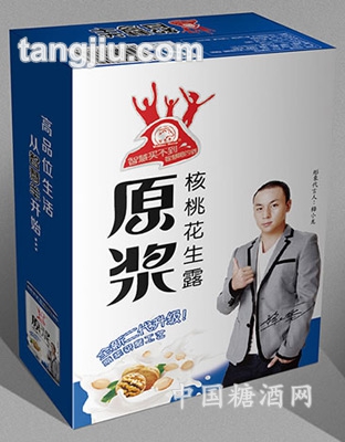 智慧羊核桃花生露原浆20罐