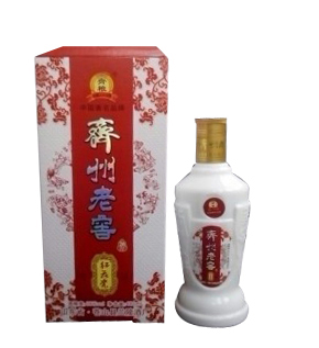 齐州老窖红花瓶