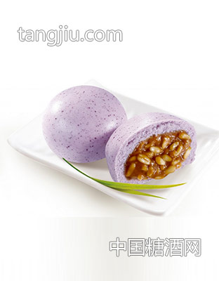 爆汁紫米燕麦包