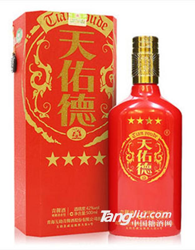 天佑德青稞酒红四星-500ml