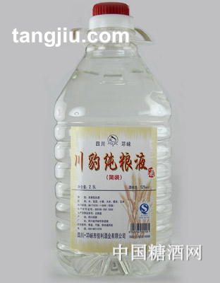 川豹纯粮液52度桶装酒2500ml