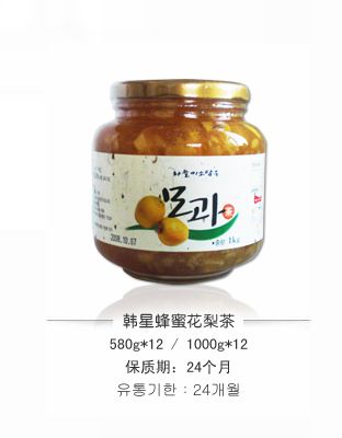 韩星蜂蜜花梨茶
