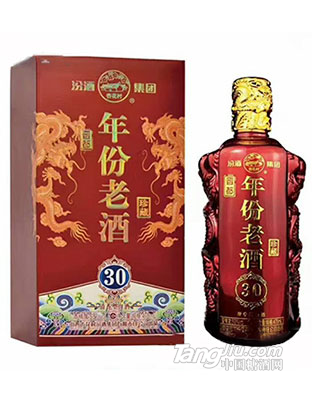 53°汾酒年份老酒30--475ml