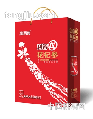 利智A+花杞参植物蛋白饮品手提袋