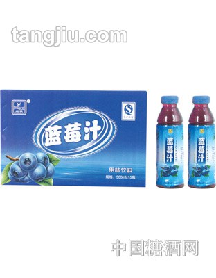 闻乐蓝莓汁500ml