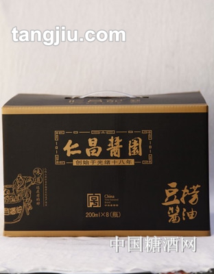 仁昌酱园豆捞酱油200ml箱