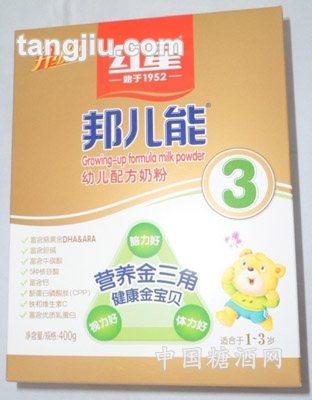 邦儿能奶粉盒装3段