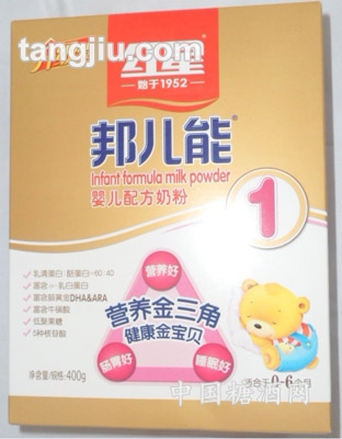 邦儿能奶粉盒装1段